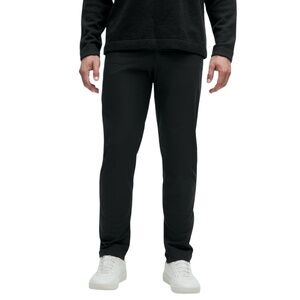 LULULEMON BLACK WARPSTREME ABC CLASSIC FIT 5 POCKET PANT